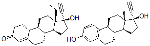 CAS#: 39366-37-5, Norgestrel mixed with ethynyl estradiol