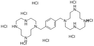 CAS 登录号：393864-02-3， 1,1'-[1,4-亚苯基二-(亚甲基)]-二-(1,4,7,10-四氮杂环十二烷)八盐酸盐