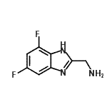 CAS 登录号：394222-91-4， 1-(4,6-二氟-1H-苯并咪唑-2-基)甲胺
