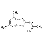 CAS 登录号：395065-75-5， N-(4,6-二甲基-1,3-苯并噻唑-2-基)乙脒