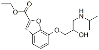 CAS 登录号：39543-88-9， 7-[2-羟基-3-(丙-2-基氨基)丙氧基]-1-苯并呋喃-2-羧酸乙酯