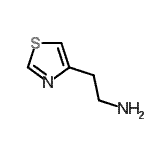 CAS 登录号：39550-25-9， 2-(1,3-噻唑-4-基)乙胺
