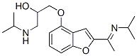 CAS#: 39552-05-1, 1-[[2-(C-Methyl-N-Propan-2-Ylcarbonimidoyl)-1-Benzofuran-4-Yl]Oxy]-3-(Propan-2-Ylamino)Propan-2-Ol