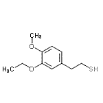 CAS 登录号：396088-09-8， 2-(3-乙氧基-4-甲氧基苯基)乙硫醇