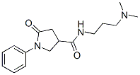 CAS 登录号:39629-97-5, N-(3-二甲基氨基丙基)-2-氧代-1-苯基-4-吡咯烷甲酰胺
