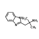 CAS 登录号：39650-66-3， 1-(1H-苯并咪唑-2-基)-2-甲基-2-丙胺