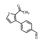 CAS 登录号：397872-09-2， 4-(2-乙酰基-3-噻吩基)苯甲醛