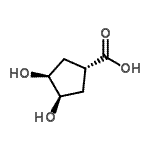 CAS 登录号：39798-11-3， (1S,3R,4S)-3,4-二羟基环戊烷e羧酸