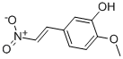 CAS 登录号：39816-35-8， 1-(3-羟基-4-甲氧基苯基)-2-硝基乙烯