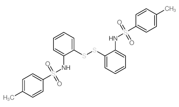 CAS#: 3982-42-1, 4-Methyl-N-[2-[2-[(4-Methylphenyl)Sulfonylamino]Phenyl]Disulfanylphenyl]Benzenesulfonamide
