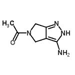 CAS 登录号：398491-60-6， 1-(3-氨基-2,6-二氢吡咯并[3,4-c]吡唑-5(4H)-基)乙酮