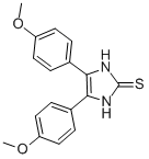 CAS 登录号：39908-69-5， 4,5-二-(4-甲氧基-苯基)-1,3-二氢-咪唑-2-硫酮