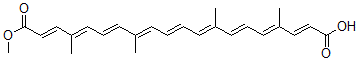 CAS#: 39937-23-0, 20-Methoxy-4,8,13,17-Tetramethyl-20-Oxoicosa-2,4,6,8,10,12,14,16,18-Nonaenoic Acid