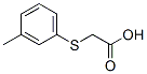 CAS 登录号：3996-30-3， 2-(3-甲基苯基)硫基乙酸