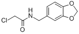CAS#: 40023-03-8, N-(1,3-Benzodioxol-5-Ylmethyl)-2-Chloroacetamide