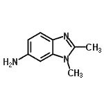 CAS 登录号：4006-62-6， 1,2-二甲基-1H-苯并咪唑-6-胺