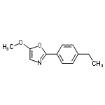 CAS 登录号：400727-90-4， 2-(4-乙基苯基)-5-甲氧基-1,3-恶唑