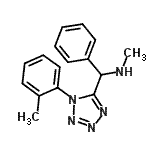 CAS 登录号：400747-21-9， N-甲基-1-[1-(2-甲基苯基)-1H-四唑-5-基]-1-苯基甲胺