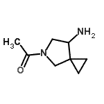 CAS 登录号：400841-20-5， 1-(7-氨基-5-氮杂螺[2.4]庚-5-基)乙酮