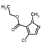 CAS 登录号：400877-55-6， 乙基4-氯-1-甲基-1H-吡唑-5-羧酸酯