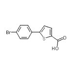 CAS 登录号：40133-13-9， 5-(4-溴苯基)-2-噻吩羧酸