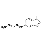 CAS 登录号：40135-04-4， 5-{(E)-[(E)-亚肼基甲基]偶氮}-1H-苯并咪唑