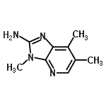 CAS 登录号：401560-72-3， 3,6,7-三甲基-3H-咪唑并[4,5-b]吡啶-2-胺