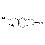 CAS 登录号：401567-28-0， 6-异丙氧基-1,3-苯并噻唑-2(3H)-硫酮