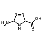 CAS 登录号：401624-18-8， 5-氨基-4,5-二氢-3H-1,2,4-三唑-3-羧酸