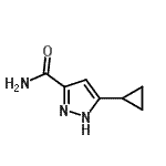 CAS 登录号：401629-05-8， 5-环丙基-1H-吡唑-3-甲酰胺