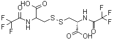 CAS 登录号:402-91-5, N,N'-二(三氟乙酰基)-L-胱氨酸