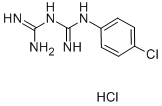 CAS 登录号：4022-81-5， 1-(4-氯苯基)双胍盐酸盐