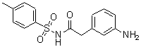 CAS 登录号：402508-84-3， 2-(3-氨基苯基)-N-[(4-甲基苯基)磺酰基]乙酰胺