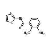 CAS 登录号：402585-79-9， 3-氨基-2-甲基-N-(1,3-噻唑-2-基)苯甲酰胺