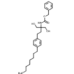 CAS 登录号：402616-41-5， 苄基[1-羟基-2-(羟基甲基)-4-(4-辛基苯基)-2-丁烷基]氨基甲酸酯