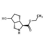 CAS 登录号：402958-79-6， 乙基(1S,3aR,6aS)-4-羟基八氢环戊烯并[c]吡咯-1-羧酸酯