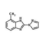 CAS 登录号：40341-06-8， 4-甲基-2-(1H-吡唑-1-基)-1H-苯并咪唑