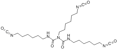 CAS # 4035-89-6, 1,3,5-Tris(6-Isocyanatohexyl)Biuret