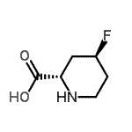 CAS 登录号：403503-52-6， (2S,4S)-4-氟-2-哌啶羧酸