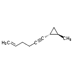 CAS 登录号：403611-08-5， (1R,2R)-1-(5-己烯-1-炔-1-基)-2-甲基环丙烷