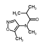 CAS 登录号：403793-44-2， N,2-二甲基-N-(5-甲基-1,2-恶唑-4-基)丙酰胺