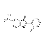 CAS 登录号:404583-68-2, 2-(2-甲基苯基)-1H-苯并咪唑-6-羧酸