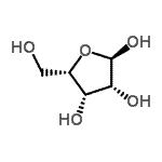CAS 登录号：40461-89-0， alpha-L-来苏呋喃糖