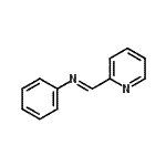 CAS 登录号：40468-86-8， (E)-N-苯基-1-(2-吡啶基)甲亚胺