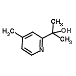 CAS 登录号：40472-49-9， 2-(4-甲基-2-吡啶基)-2-丙醇