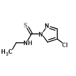 CAS 登录号：404930-25-2， 4-氯-N-乙基-1H-吡唑-1-硫代甲酰胺