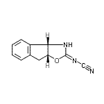 CAS 登录号：404942-39-8， (3aS,8aR)-8,8a-二氢-3aH-茚并[1,2-d][1,3]恶唑-2-基氰胺