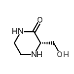 CAS 登录号：405214-45-1， (3S)-3-(羟基甲基)-2-哌嗪酮