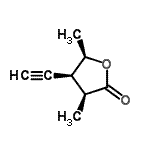 CAS 登录号：405552-27-4， (3S,4S,5R)-4-乙炔基-3,5-二甲基二氢-2(3H)-呋喃酮