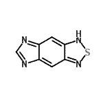 CAS 登录号：40557-63-9， 1H-咪唑并[4,5-f][2,1,3]苯并噻二唑
